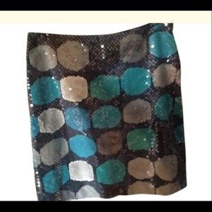 - Ann Taylor Sequin skirt size 8 like new wo…